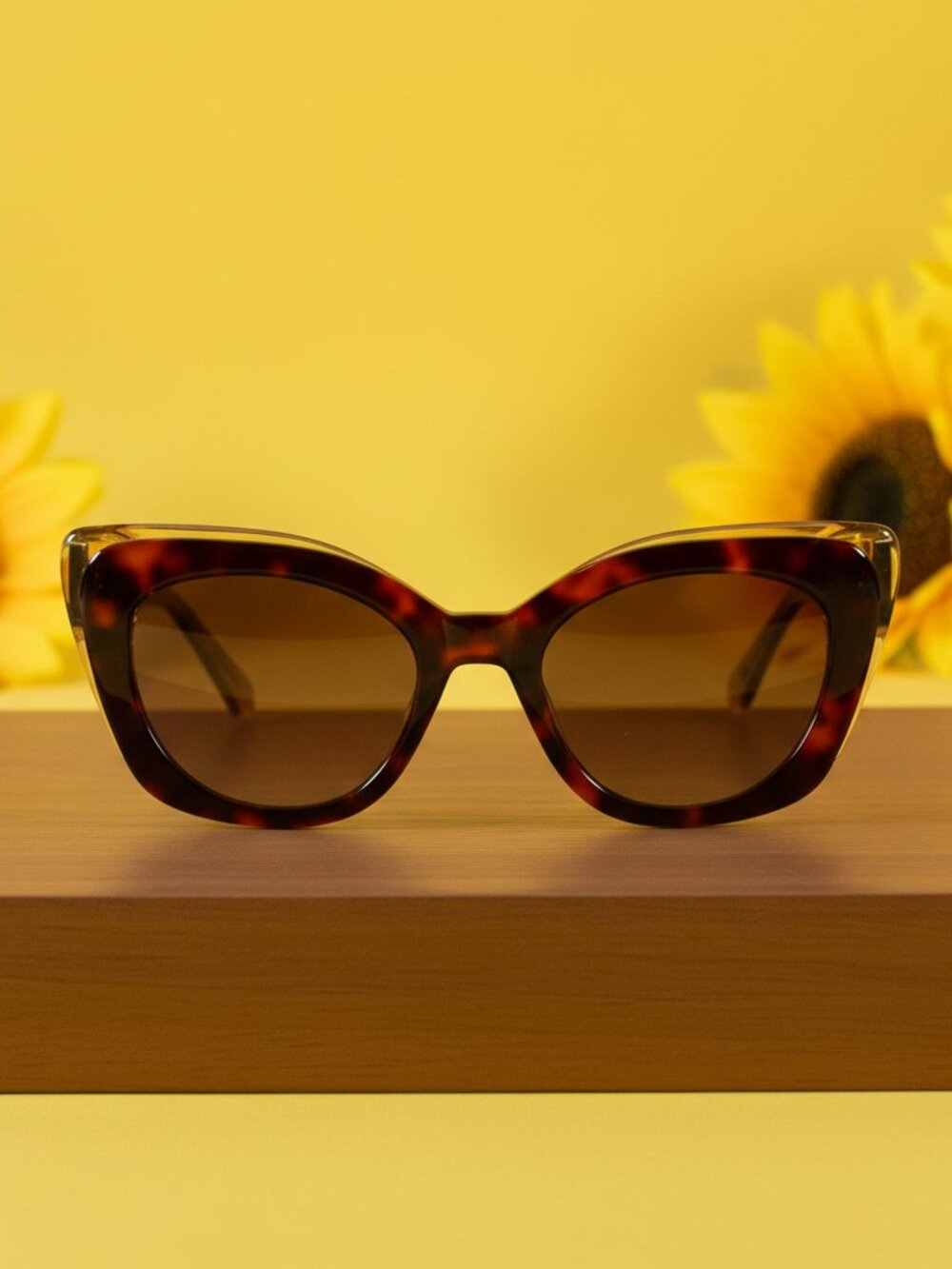 Kate Spade MARIGOLD Cat Eye Polarized Sunglasses - Havana / Brown - NWT